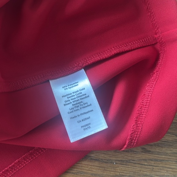 NWT Talbots red dress size P - Picture 6 of 7